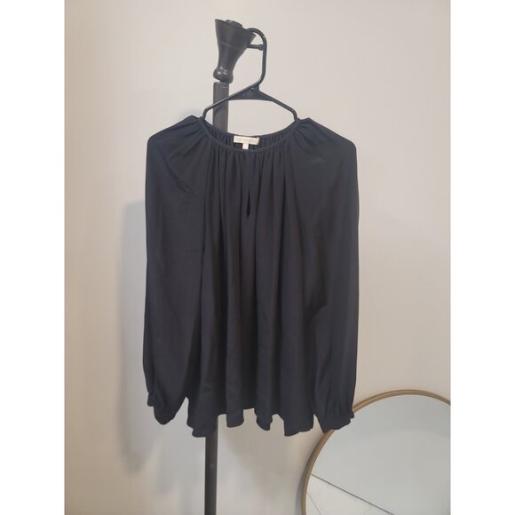 Ann Mashburn Tops - Ann Mashburn Silk Blouse Black sz L